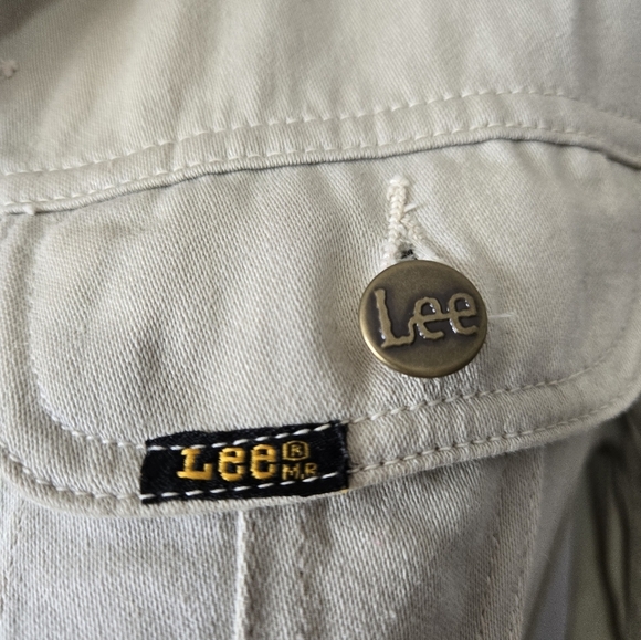 LEE Cream Denim Western Jacket. Size Small - Picture 9 of 13